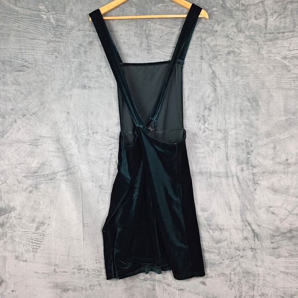 Womens Dress 3XL Green Holiday Overall Skirtall Jumper‎ Whimsigoth Goth Grunge - Picture 7 of 8